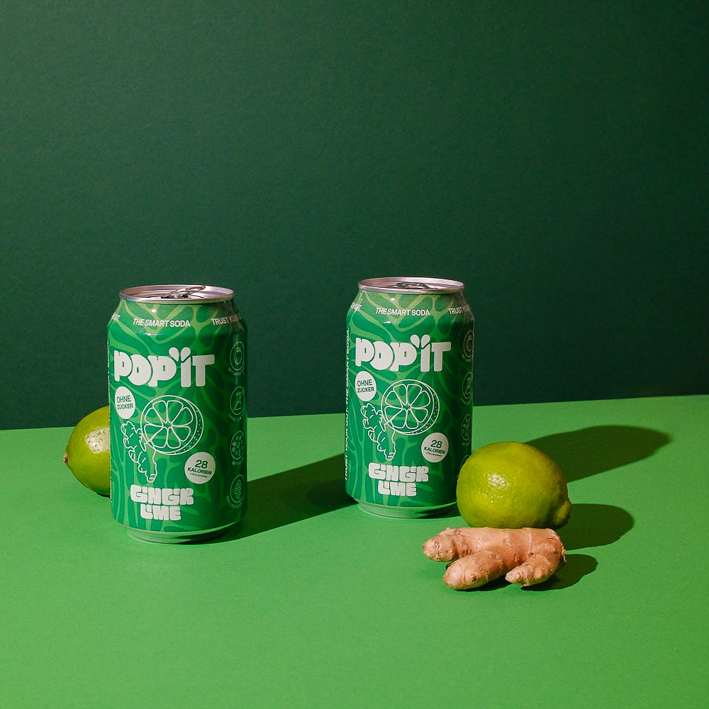 POP'IT GINGER-LIME      12 PACK zzgl. Pfand
